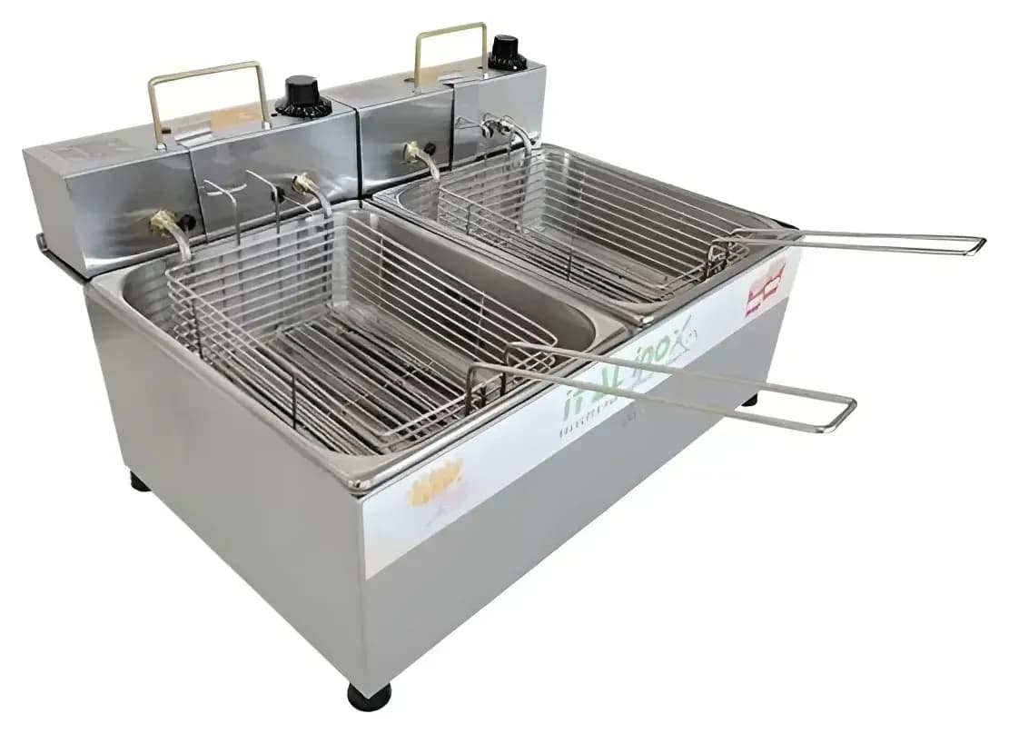 Fritadeira Elétrica Industrial Ital Inox FEOI 10 - 10 L, 2 Cubas