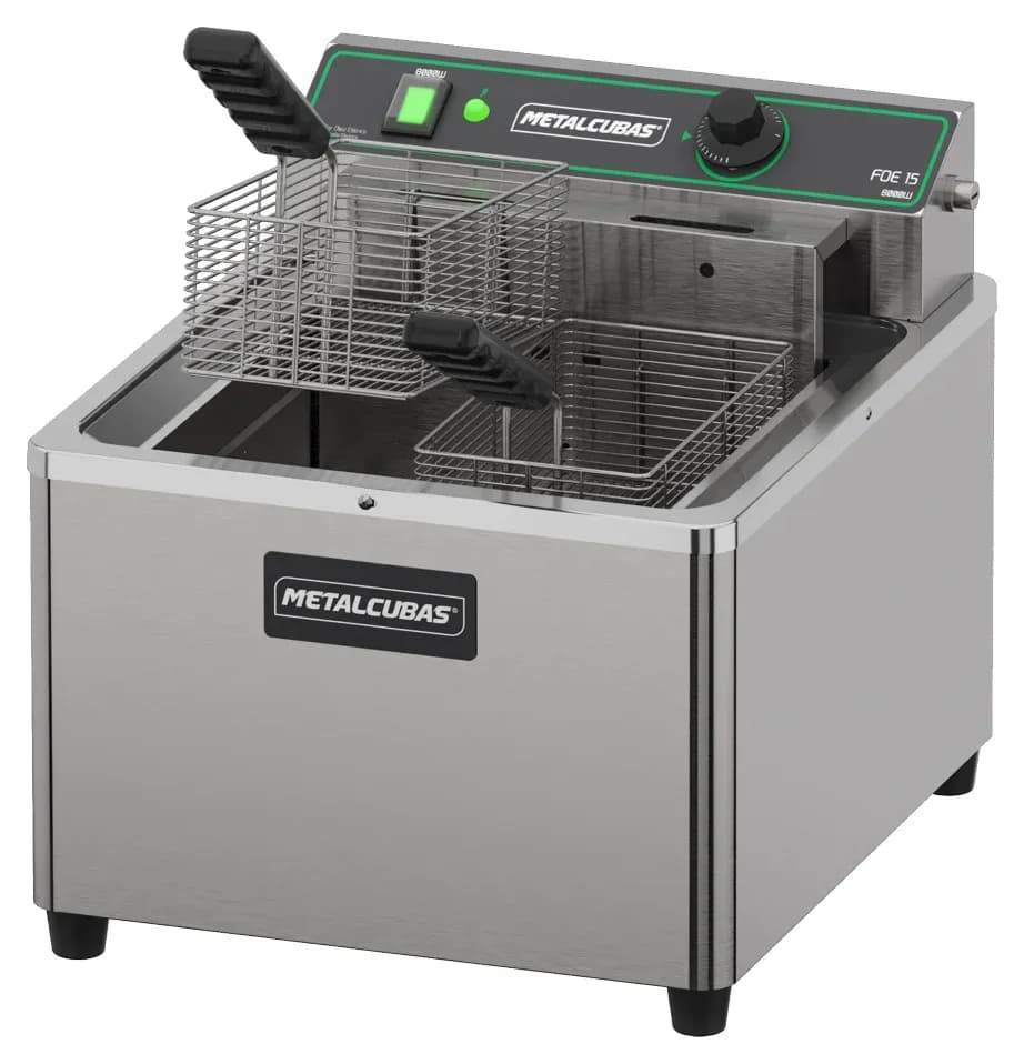Fritadeira Elétrica Metalcubas FOE 15 M 8000W