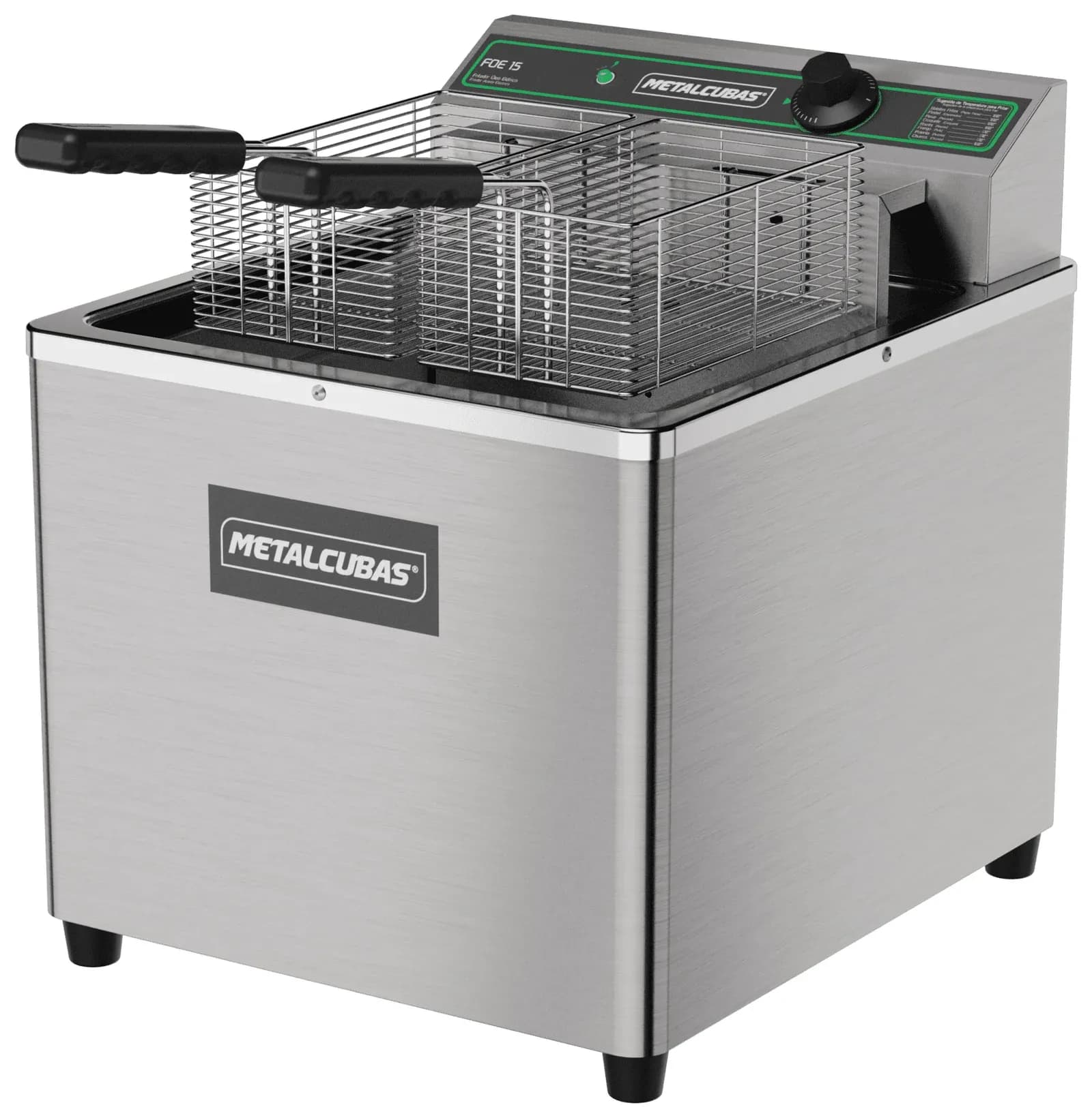 Fritadeira Elétrica Metalcubas FOE 15 M