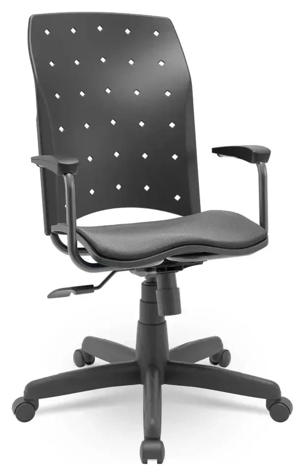 Cadeira Ergoplax Presidente Plaxmetal