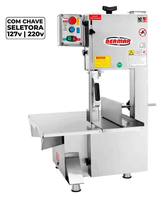 Serra Fita Bermar BM 25 NR Lâmina 1,74 m Inox