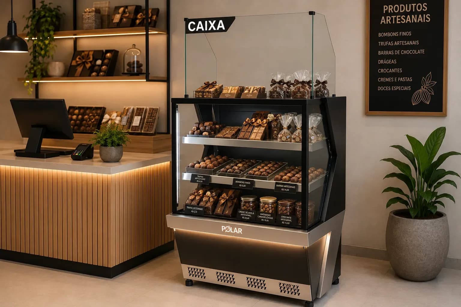 Vitrine Caixa Linha 7 L7CX-080
