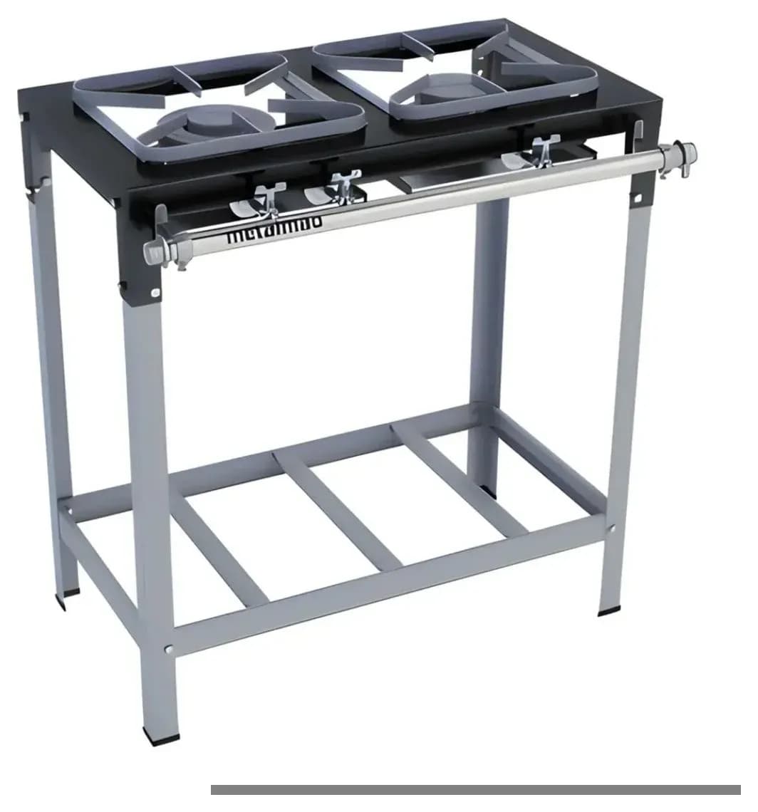 Fogão Industrial 2 Bocas M6 Stori Top Metalmaq