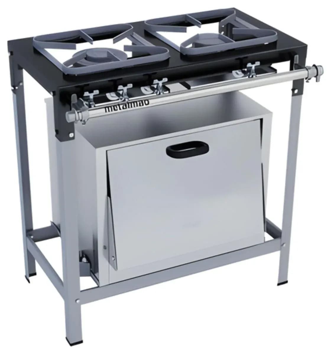 Fogão Industrial 2 Bocas M10 Stori Top Metalmaq