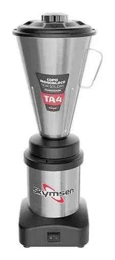 Liquidificador Inox, Alta Rotação, Copo Monobloco Inox Skymsen TA4