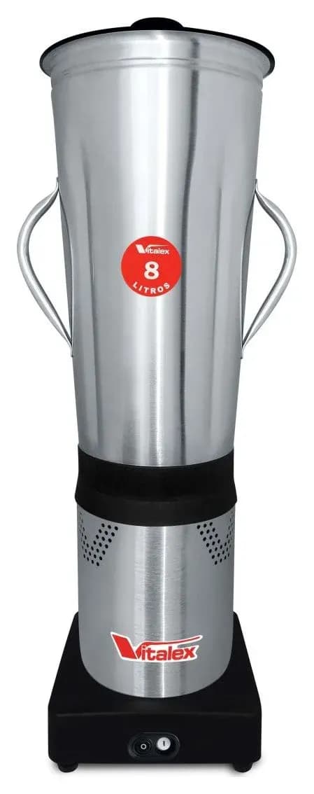 Liquidificador Baixa Rotação Copo Tradicional 8 Litros Vitalex LQI-08